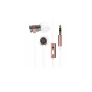 KitSound Nova Headset Wired In-ear Calls/Music Pink gold