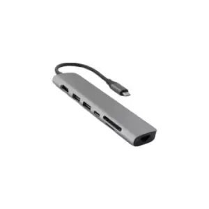 Epico 9915112100040 interface hub USB 3.2 Gen 1 (3.1 Gen 1) Type-C 5000 Mbps Grey