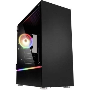 Kolink Bastion RGB Midi Tower Gaming Case - Black Window