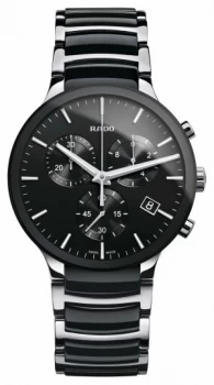 RADO Centrix Chronograph Black Ceramic Bracelet Watch