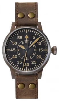 Laco Friedrichshafen Erbstruck Pilotes Leather Watch