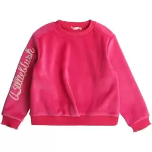 Billieblush Kids Girl Pink Sweatshirt - Red