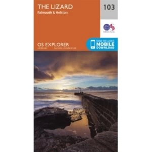 Lizard, Falmouth and Helston by Ordnance Survey (Sheet map, folded, 2015)
