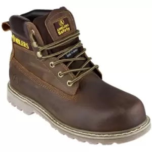 Amblers FS164 Unisex Safety Boots (41 EUR) (Brown) - Brown
