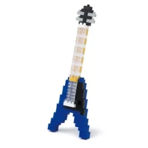 Nanoblocks Mini Collection Electric Guitar Blue Kit