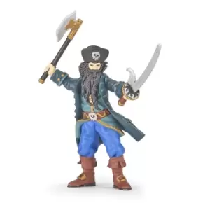 Papo Pirates and Corsairs Blackbeard Toy Figure, 3 Years or Above,...