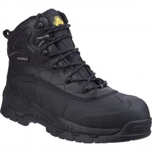 Amblers Mens Safety FS430 Hybrid Waterproof Non-Metal Safety Boots Black Size 10.5