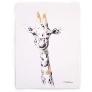 Oil Painting 30x40cm Giraffe - White - Childhome