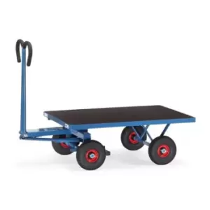 Fetra Heavy-Duty Turntable Truck Cart 1200 x 800mm - 700kg Capacity with Pneumatic Tyres