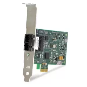 Allied Telesis 100FX Desktop PCI-e Fiber Network Adapter Card w/PCI Express Federal & Government 100 Mbit/s