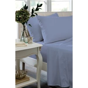 Catherine Lansfield Non-Iron King Fitted Sheet - Cornflower