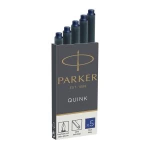 Parker Quink Classic Ink Single Use Fountain Pen Cartridge Refills