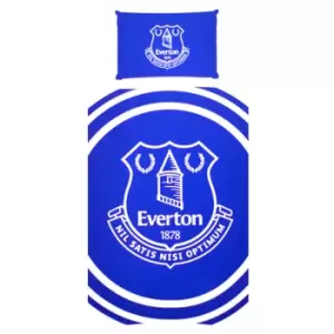 Everton FC Reversible Pulse Duvet Set (Single) (Blue)