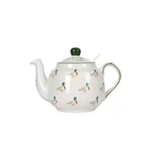 Farmhouse Duck 4 Cup Teapot & Infuser - London Pottery