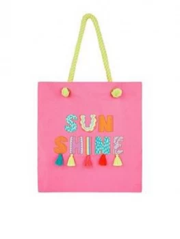Accessorize Girls Sunshine Shopper - Pink