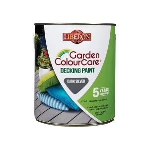 Liberon Garden Colour Care Decking Paint Light Brown 2.5 litre