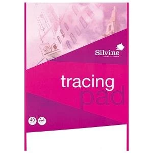 Silvine A4 Tracing Pad Pack of 6
