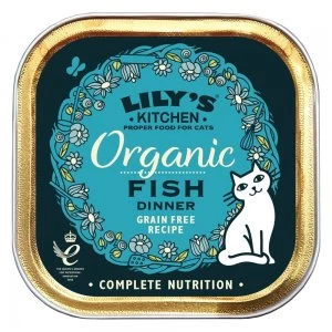 Lily's Kitchen Organic Fish Dinner for Cats - Saver Pack: 38 x 85g