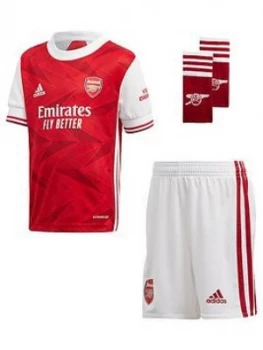 adidas Arsenal Infant 2020/21 Home Mini Kit - Red, Size 18-24 Months