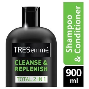 TRESemme Cleanse and renew 2in1 Shampoo plus Conditioner 900ml