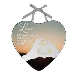 Reflections Of The Heart Love Plaque