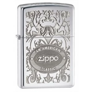 Zippo Gleaming Patina High Polish Chrome Windproof Lighter