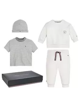 Boys, Tommy Hilfiger Baby Giftpack - Ancient White, Ancient White, Size 0-3 Months