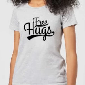 Free Hugs Womens T-Shirt - Grey - 3XL