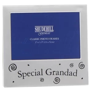 Satin Silver Occasion Frame Special Grandad 5x3