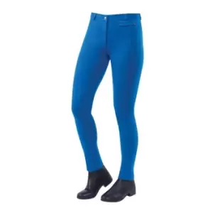Dublin Ladies Supa-Fit Pull On Knee Patch Jodhpurs - Blue