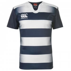Canterbury Chal Hoop T Shirt Mens - Blue/White