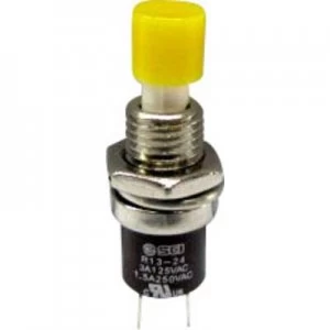 SCI R13 24B1 05 YE Pushbutton 250 V AC 1.5 A 1 x OnOff momentary