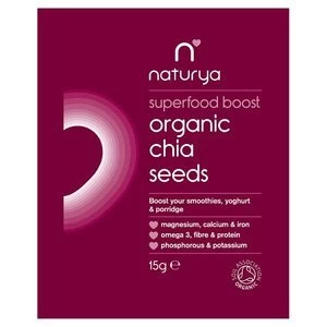 Naturya Organic Chia Seeds Sachet 15g