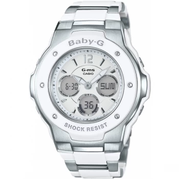 Casio Baby-G Alarm Chronograph Watch White
