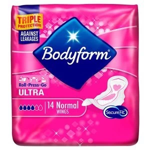 Bodyform Ultra Fit Normal Winged 14 Pack