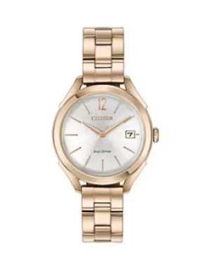 Citizen Eco-Drive Ladies Silhouette With White Dial