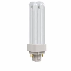 Crompton 18W CFL G24q-2 4 Pin Opal DE Type Bulb - Warm White