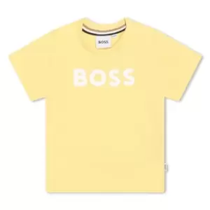 Boss Boss Large Logo T-Shirt Infant Boys - Yellow