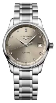 LONGINES L23574076 Master Collection 34mm Diamond Set Watch