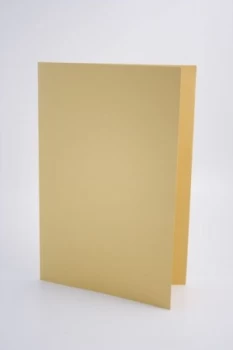 Guildhall Square Cut Folder Foolscap 250gsm Yellow PK100