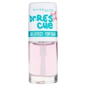 Maybelline Dr. Rescue Care Gel Top Coat Nail Polish 7ml Clear
