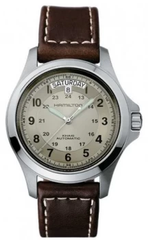 Hamilton Khaki Field Auto Brown Leather H64455523 Watch