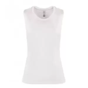 Next Level Womens/Ladies Festival Sleeveless Tank Top (XL) (White)