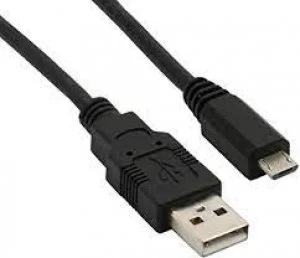 0.5m USB 2.0 A To Micro B Black Cable