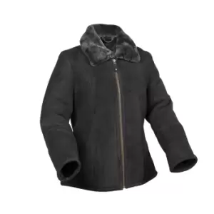 Eastern Counties Leather Womens/Ladies Hillary Aviator Sheepskin Coat (20) (Black)