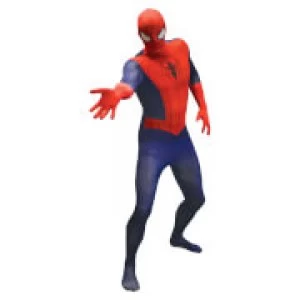 Marvel Comics Spider man Adult Unisex Basic Cosplay Costume Morphsuit Extra Extra Large Multi colour mlspmv2 xxl
