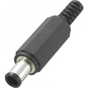 Conrad Components Low power connector Plug straight 6.5mm 1.4mm
