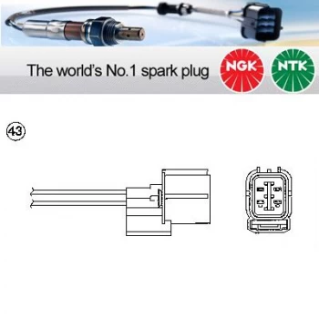 1x NGK NTK Oxygen O2 Lambda Sensor OZA333-H5 OZA333H5 (0148)