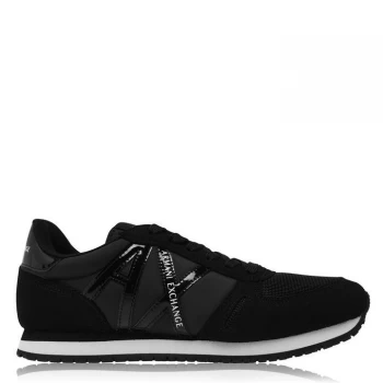 Armani Exchange Branded Sneakers Black Size 38 Women