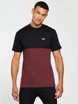 Vans Colourblock T Shirt Port RoyaleBlack Size L Men